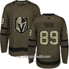 Män Ishockey Vegas Golden Knights Tröja Alex Tuch 89 Adidas 2017-2018 Camo Grön Authentic